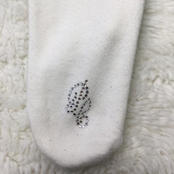 Pili Carrera Baby Girl White Lace Pajama Footsie Onesie Size 6 Months - Picture 3 of 12